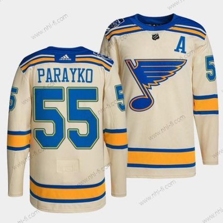 St. Louis Blues #55 Colton Parayko Kerma 2022 Talvi Klassinen Ommeltu Paita – Miesten