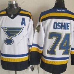 St. Louis Blues #74 T. J. Oshie 2014 Valkoinen Paita – Miesten