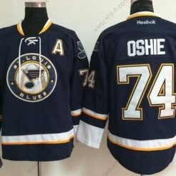 St. Louis Blues #74 T. J. Oshie Laivastonsininen Sininen Vieras Paita – Miesten