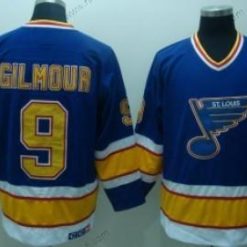 St. Louis Blues #9 Doug Gilmour Sininen Retro CCM Paita – Miesten