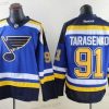 St. Louis Blues #91 Vladimir Tarasenko 2014 Sininen Paita – Miesten