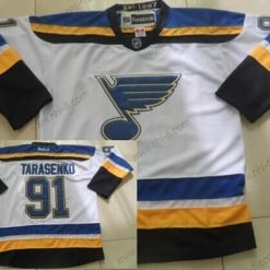 St. Louis Blues #91 Vladimir Tarasenko 2014 Valkoinen Paita – Miesten