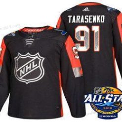 St. Louis Blues #91 Vladimir Tarasenko Musta 2018 NHL All-Star Ommeltu Jääkiekko Paita – Miesten