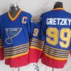 St. Louis Blues #99 Wayne Gretzky 1995 Sininen Retro CCM Paita – Miesten