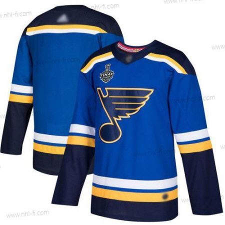 St. Louis Blues Tyhjä Sininen Kotiottelu Aito 2019 Stanley Cup Final Bound Ommeltu Jääkiekko Paita – Miesten