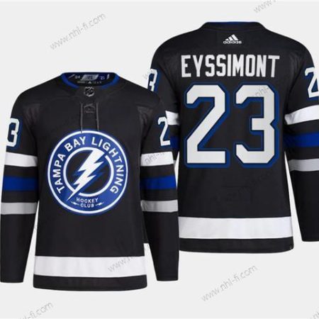 Tampa Bay Lightning #23 Michael Eyssimont Musta 2024 Stadium Series Ommeltu Paita – Miesten