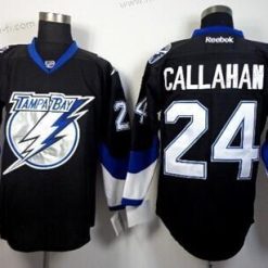 Tampa Bay Lightning #24 Ryan Callahan Musta Paita – Miesten