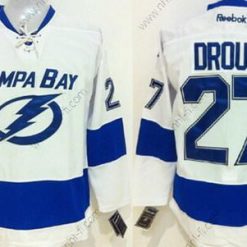 Tampa Bay Lightning #27 Jonathan Drouin New Valkoinen Paita – Miesten