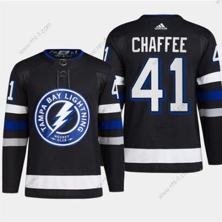 Tampa Bay Lightning #41 Mitchell Chaffee Musta 2024 Stadium Series Ommeltu Paita – Miesten