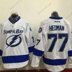 Tampa Bay Lightning #77 Victor Hedman Valkoinen Paita – Miesten