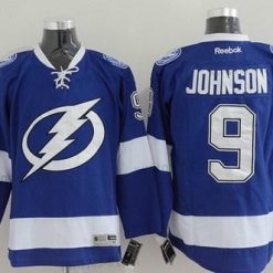 Tampa Bay Lightning #9 Tyler Johnson New Sininen Paita – Miesten