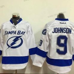 Tampa Bay Lightning #9 Tyler Johnson Valkoinen Paita – Miesten