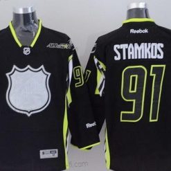 Tampa Bay Lightning #91 Steven Stamkos 2015 All-Stars Musta Paita – Miesten