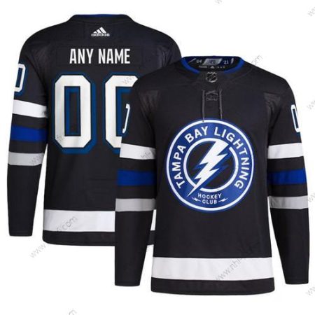 Tampa Bay Lightning Räätälöidyt Musta 2024 Stadium Series Ommeltu Paita – Miesten