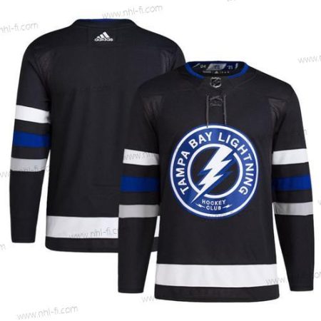 Tampa Bay Lightning Tyhjä Musta 2024 Stadium Series Ommeltu Paita – Miesten