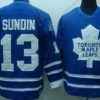 Toronto Maple Leafs #13 Mats Sundin Sininen Retro CCM Paita – Miesten