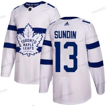 Toronto Maple Leafs #13 Mats Sundin Valkoinen Aito 2018 Stadium Series Ommeltu NHL Paita – Nuoret