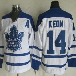 Toronto Maple Leafs #14 Dave Keon 2000-01 Valkoinen CCM Vintage Paita – Miesten