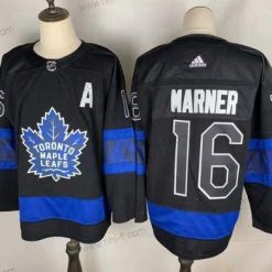 Toronto Maple Leafs #16 Mitch Marner Musta X Drew House Inside Out Ommeltu Paita – Miesten