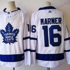 Toronto Maple Leafs #16 Mitchell Marner Valkoinen 2017-2018 Jääkiekko Ommeltu NHL Paita – Miesten