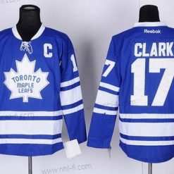 Toronto Maple Leafs #17 Wendel Clark Sininen Vieras Paita – Miesten