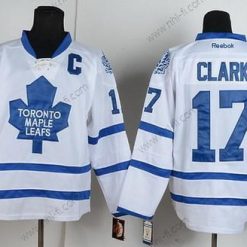 Toronto Maple Leafs #17 Wendel Clark Valkoinen Retro CCM Paita – Miesten