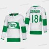 Toronto Maple Leafs #18 Andreas Johnsson St. Pats Road Aito Pelaaja Valkoinen Paita – Miesten