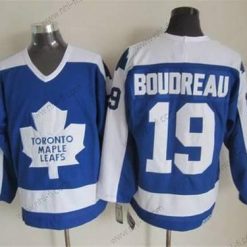 Toronto Maple Leafs #19 Bruce Boudreau 1982-83 Sininen CCM Vintage Paita – Miesten