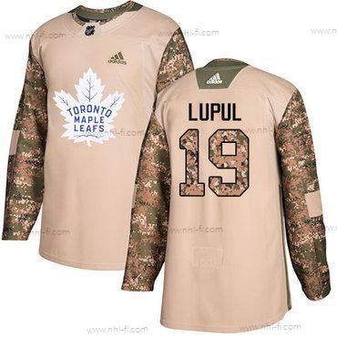 Toronto Maple Leafs #19 Joffrey Lupul Maastokuvio Aito 2017 Veterans Day Ommeltu NHL Paita – Nuoret