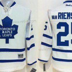 Toronto Maple Leafs #25 James Van Riemsdyk Valkoinen Ommeltu NHL Paita – Nuoret