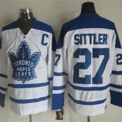 Toronto Maple Leafs #27 Darryl Sittler 1998-99 Valkoinen CCM Vintage Paita – Miesten