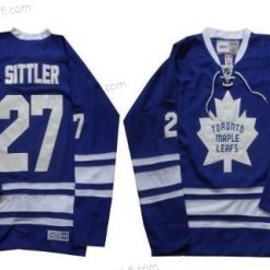 Toronto Maple Leafs #27 Darryl Sittler Sininen Vieras Retro CCM Paita – Miesten