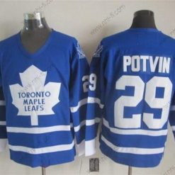 Toronto Maple Leafs #29 Felix Potvin Sininen Retro CCM Paita – Miesten