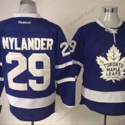 Toronto Maple Leafs #29 William Nylander Royal Sininen 2016-17 Kotiottelu 100th Vuosipäivä Ommeltu Reebok Jääkiekko Paita – Miesten