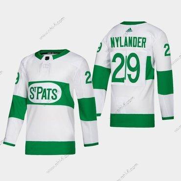 Toronto Maple Leafs #29 William Nylander St. Pats Road Aito Pelaaja Valkoinen Paita – Miesten