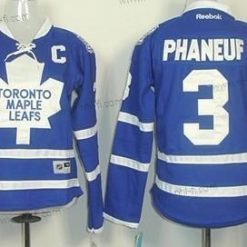 Toronto Maple Leafs #3 Dion Phaneuf Sininen Paita – Naisten