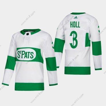 Toronto Maple Leafs #3 Justin Holl Toronto St. Pats Road Aito Pelaaja Valkoinen Paita – Miesten