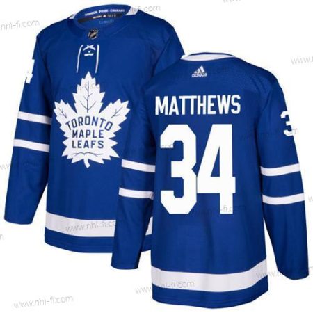 Toronto Maple Leafs #34 Auston Matthews Sininen Kotiottelu Aito Ommeltu NHL Paita – Nuoret