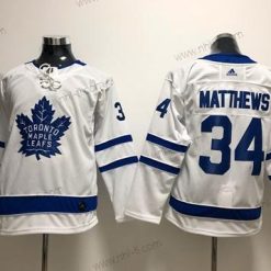 Toronto Maple Leafs #34 Auston Matthews Valkoinen Road Aito Ommeltu NHL Paita – Nuoret