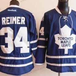 Toronto Maple Leafs #34 James Reimer Sininen Paita – Miesten