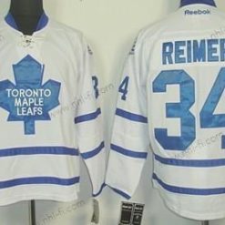 Toronto Maple Leafs #34 James Reimer Valkoinen Paita – Miesten