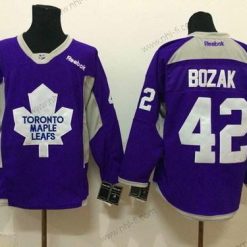 Toronto Maple Leafs #42 Tyler Bozak 2014 Training Violetti Paita – Miesten