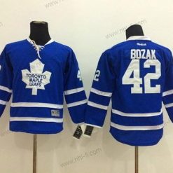 Toronto Maple Leafs #42 Tyler Bozak Sininen Paita – Lasten