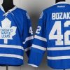 Toronto Maple Leafs #42 Tyler Bozak Sininen Paita – Miesten