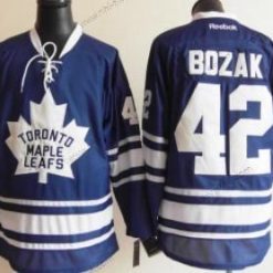 Toronto Maple Leafs #42 Tyler Bozak Sininen Vieras Paita – Miesten