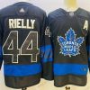 Toronto Maple Leafs #44 Morgan Rielly Musta X Drew House Inside Out Ommeltu Paita – Miesten