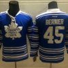 Toronto Maple Leafs #45 Jonathan Bernier 2014 Talvi Klassinen Sininen Paita – Lasten