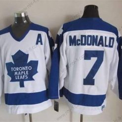 Toronto Maple Leafs #7 Lanny Mcdonald 1982-83 Valkoinen CCM Vintage Paita – Miesten