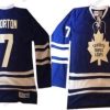 Toronto Maple Leafs #7 Tim Horton Sininen Vieras Retro CCM Paita – Miesten