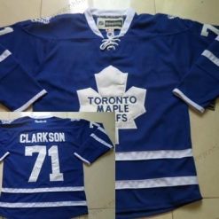 Toronto Maple Leafs #71 David Clarkson Sininen Paita – Miesten